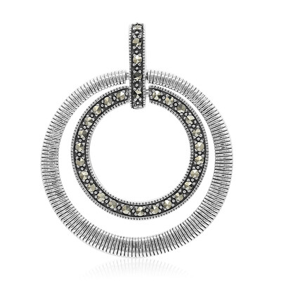Ciondolo in argento con Marcassite