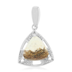 Ciondolo in argento con Magnesite