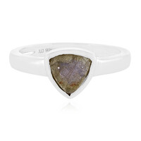 Anello in argento con Labradorite