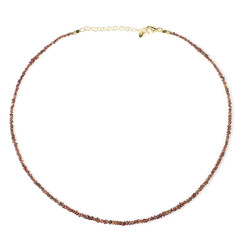 Collana in argento con Diamante Fancy