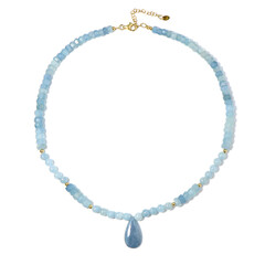 Collana in argento con Acquamarina