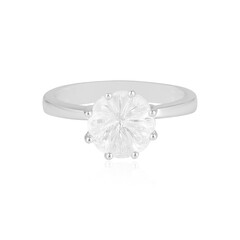 Anello in argento con Quarzo Bianco