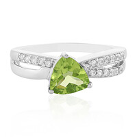 Anello in argento con Peridoto