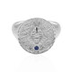 Anello in argento con Zaffiro Blu