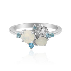 Anello in argento con Opale di Welo