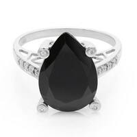 Anello in argento con Spinello Nero