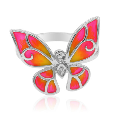 Anello in argento con Topazio Bianco