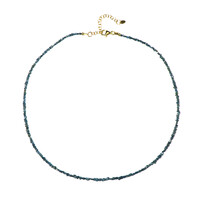 Collana in argento con Diamante Blu