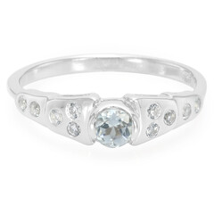 Anello in argento con Acquamarina
