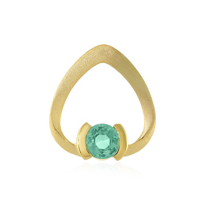 Ciondolo in argento con Smeraldo Russo (MONOSONO COLLECTION)