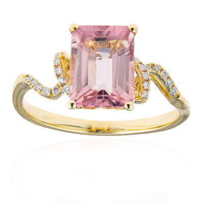 Anello in oro con Tormalina Neon del Congo (Smithsonian)