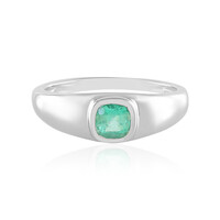 Anello in argento con Smeraldo Russo