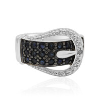 Anello in argento con Zaffiro Blu