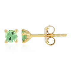 Orecchini in oro con Tsavorite