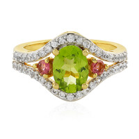Anello in argento con Peridoto
