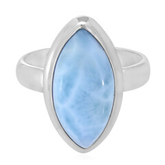 Anello in argento con Larimar