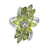 Anello in argento con Tormalina Paraíba