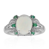 Anello in argento con Opale di Welo