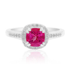 Anello in argento con Topazio Rosa
