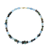 Collana in argento con Ematite Dorata