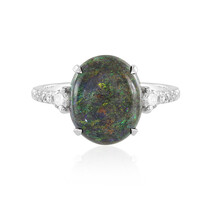 Anello in oro con Opale Matrice Andamooka (AMAYANI)
