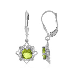 Orecchini in argento con Peridoto