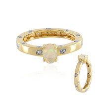 Anello in argento con Opale di Welo