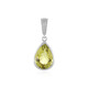 Ciondolo in argento con Quarzo Limone