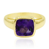 Anello in oro con Ametista Uruguay
