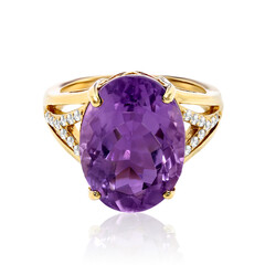 Anello in argento con Ametista