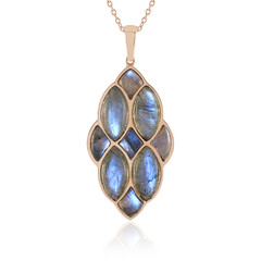 Collana in argento con Labradorite Blu Maniry (KM by Juwelo)