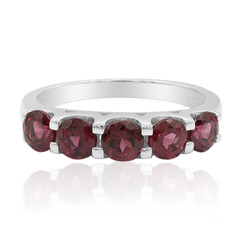 Anello in argento con Rodolite