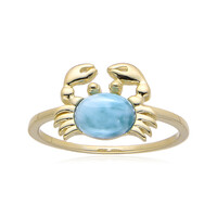 Anello in argento con Larimar