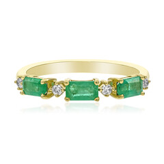 Anello in oro con Smeraldo Zambia AAA (CIRARI)