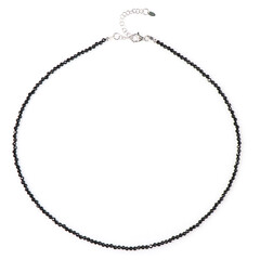 Collana in argento con Spinello Nero