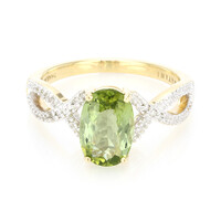 Anello in oro con Tormalina Paraíba (AMAYANI)