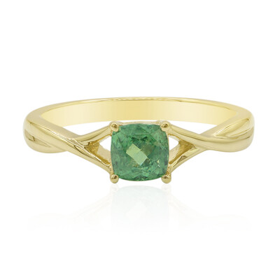 Anello in oro con Demantoide del Madagascar (John Ferry)