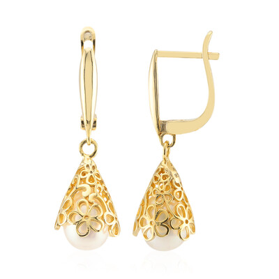 Orecchini in argento con Perla d'Acqua Dolce Bianca