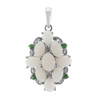 Ciondolo in argento con Opale Bianco