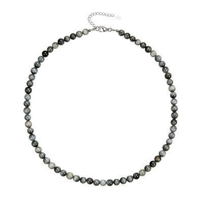 Collana in argento con Quarzo Occhio di Gatto
