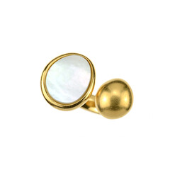 Anello in argento con Madreperla