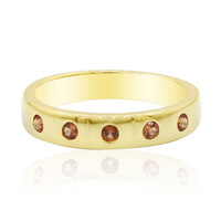 Anello in argento con Zaffiro Arancione