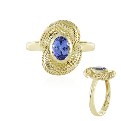 Anello in oro con Tanzanite AAA (Ornaments by de Melo)