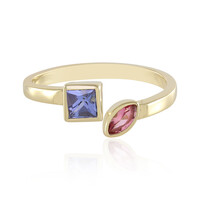 Anello in oro con Tormalina Rosa Nigeriana (Adela Gold)