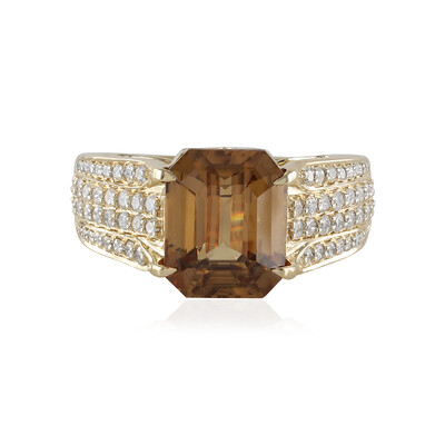 Anello in oro con Zircone Canarino (de Melo)