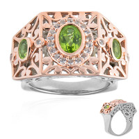 Anello in argento con Peridoto (Dallas Prince Designs)