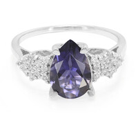 Anello in argento con Iolite Orissa