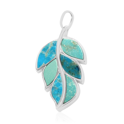 Ciondolo in argento con Turchese Kingman (Anne Bever)