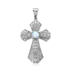 Ciondolo in argento con Opale di Welo