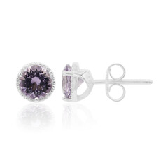 Orecchini in argento con Scapolite Porpora